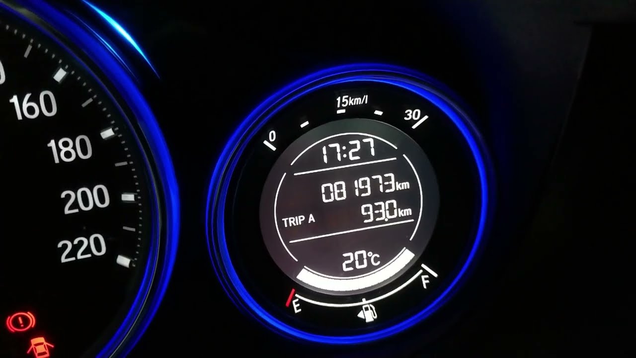 Sensor de combustível não marca. Honda City 2015