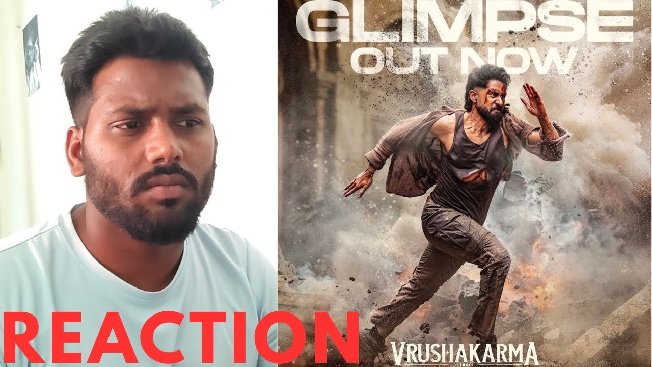 VRUSHKARMA glimpse Reaction😍.  #Vrushakarma #Virupaksha#SukumarWritings#KarthikDandu#NagaChaithanya