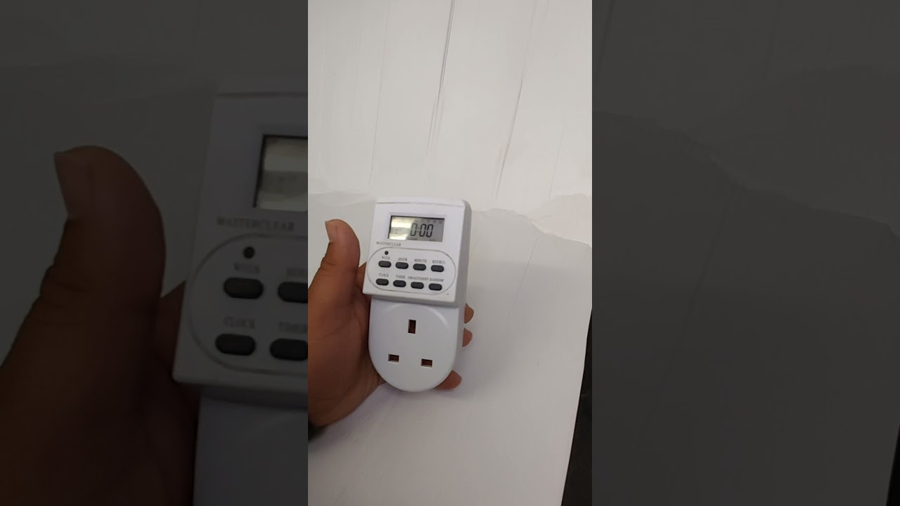 How to Reset and set masterclear digital timer