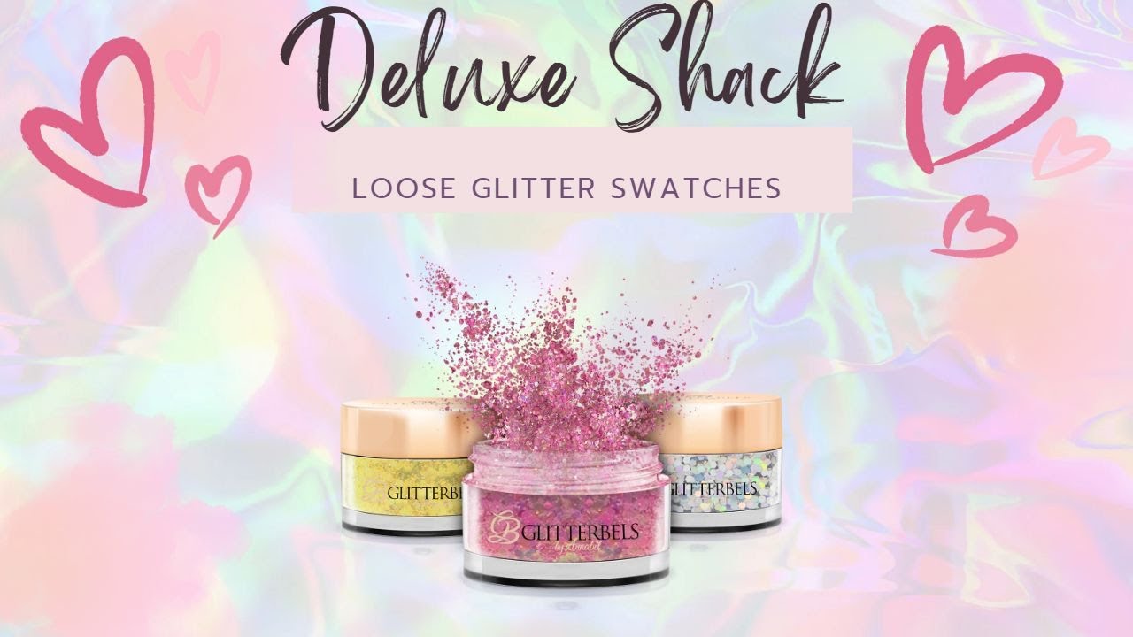 Glitterbels Loose glitter swatching