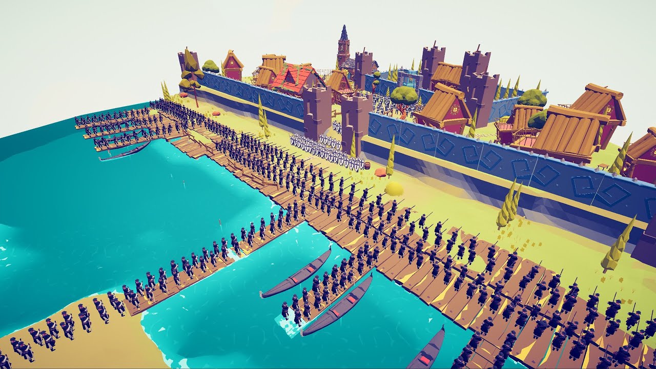 Сможет ли 150-кратная корейская армия убить вражеского лорда? - Totally Accurate Battle Simulator...