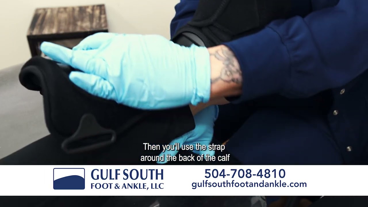 Dr. Amanda Mudek explains the correct way to put on a Night Splint.
