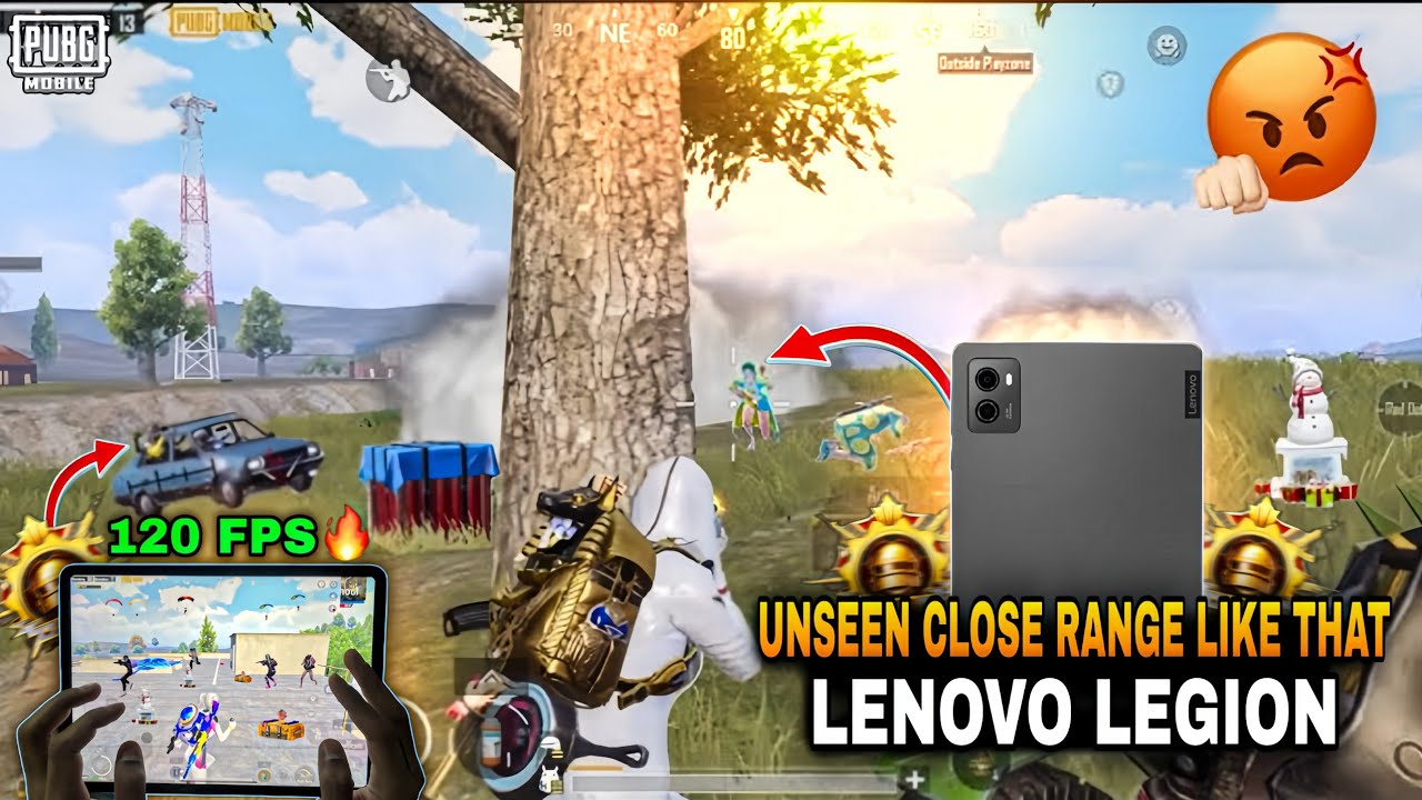 UNSEEN CLOSE RANGE LIKE THAT 🥵 LENOVO LEGION TAB PUBG 120 FPS 🔱 2026 