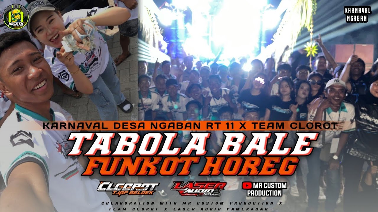 DJ TABOLA BALE FUNKOT HOREG | LASER AUDIO PAMEKASAN | TEAM CLOROT