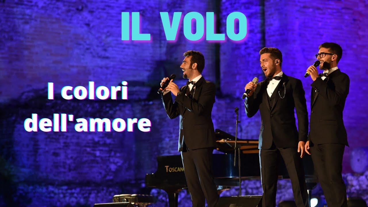 Il Volo - I colori dell'amore (A. Morricone-P. Paltrinieri. Inedito 2021 ) Tributo a Ennio Morricone