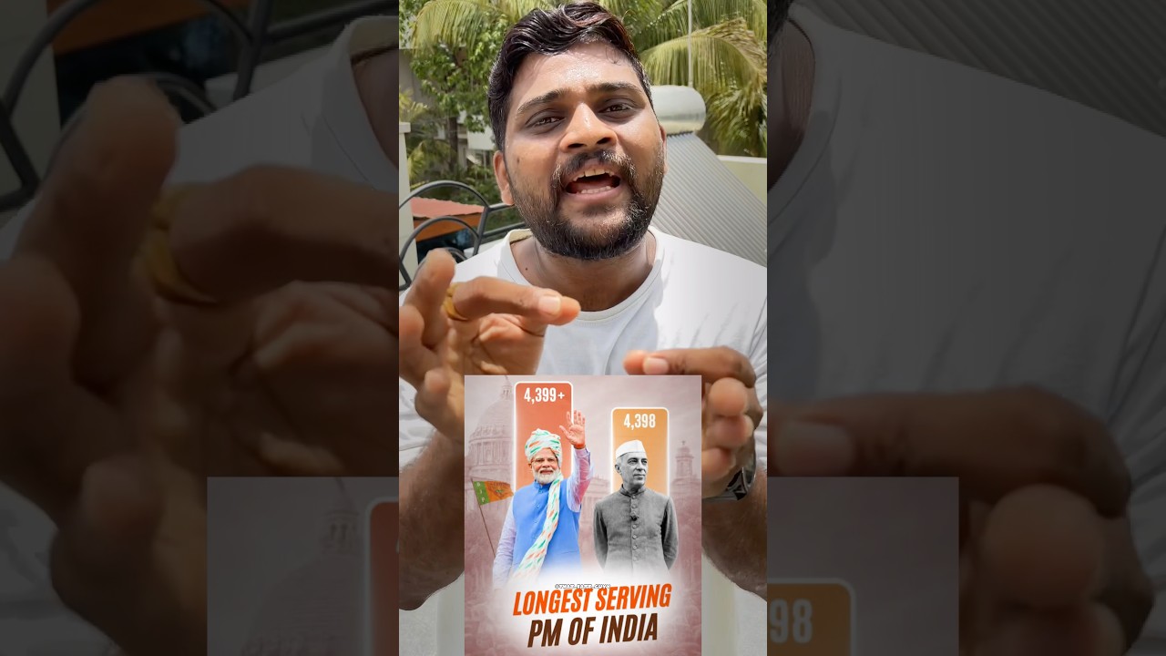 Narendra Modi Vs Jawaharlal Nehru | BJP Congress | Longest Serving PM #modi #bjp #trending #shorts