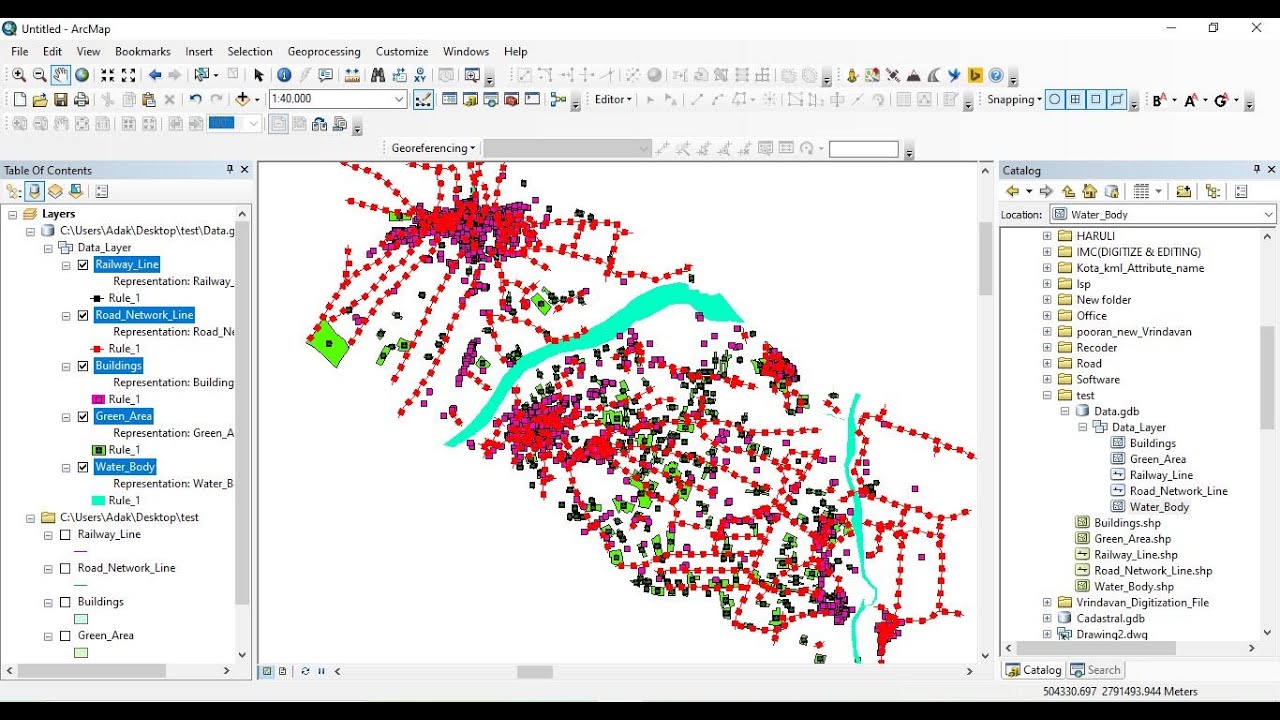 How to fixed features(shape file) color or Rule id using Arc GIS.