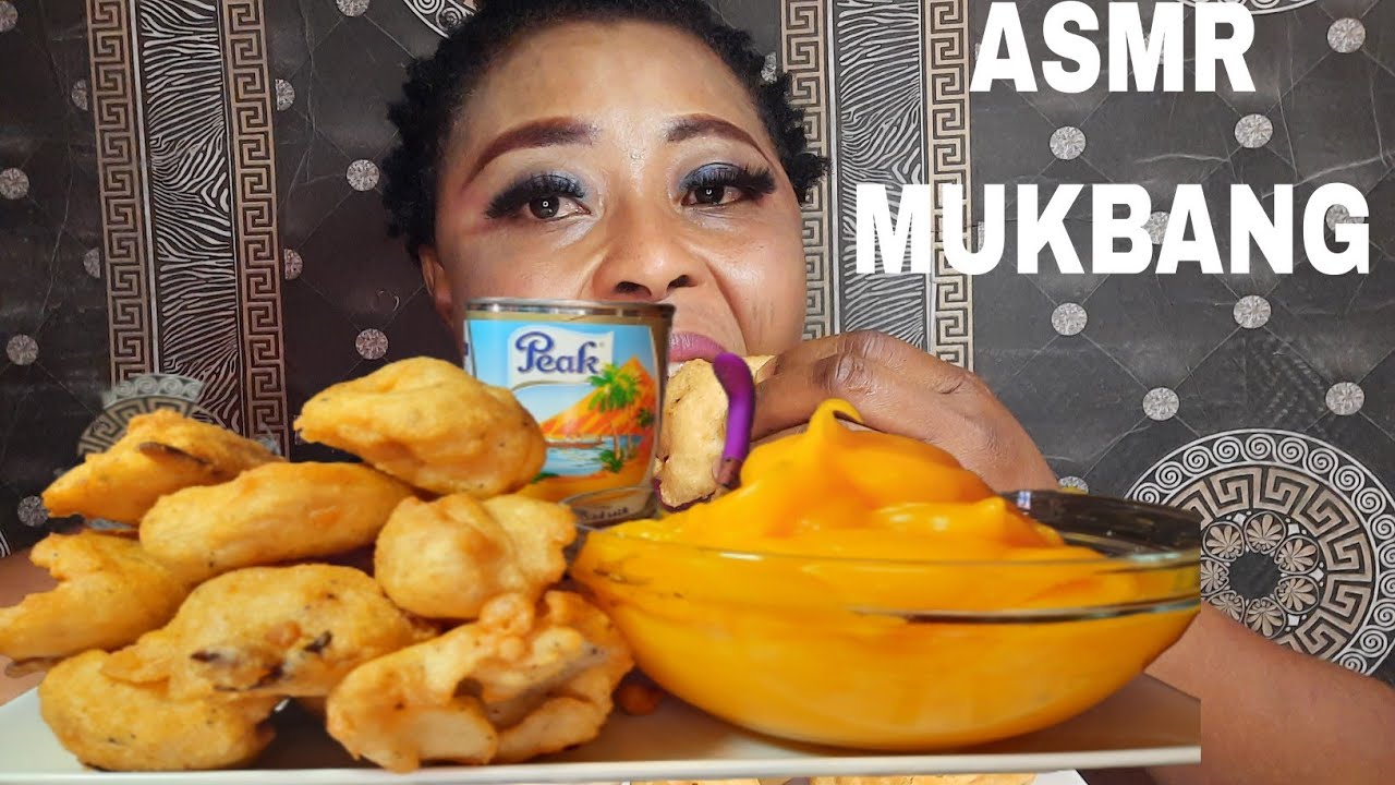 African breakfast mukbang|akara with pap and milk mukbang