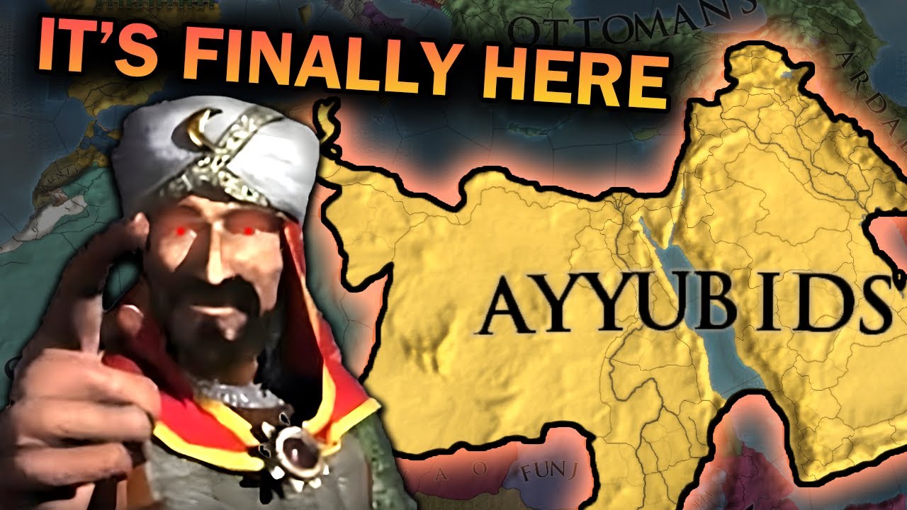 Forming The Ayyubid Empire in EU4 Europa Expanded