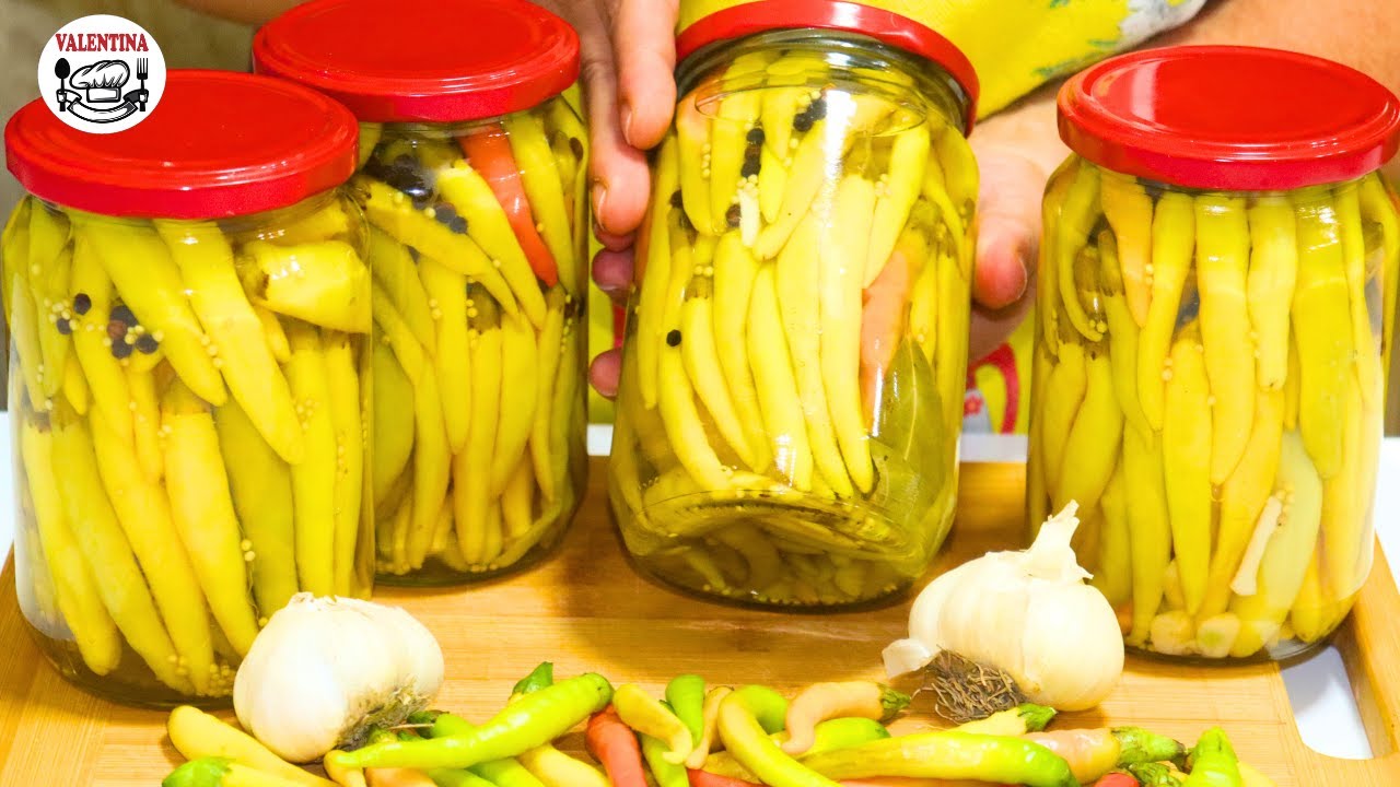 Ljute papricice (feferoni) u tegli❗ Recept za zimnicu bez konzervansa💥Veoma jednostavno i brzo😍