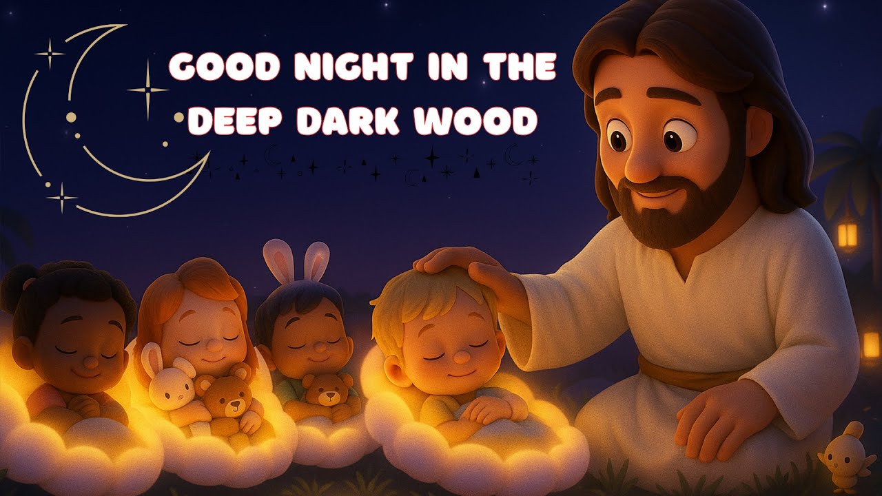 Good Night in the Deep Dark Wood ♫ | Christian lullabies for kids Christian music for toddlers🌙💤