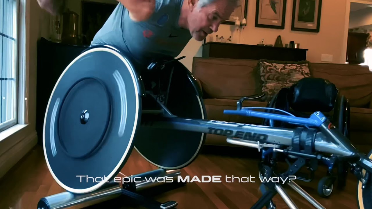 The EPIC Training Roller for Racing Wheelchairs