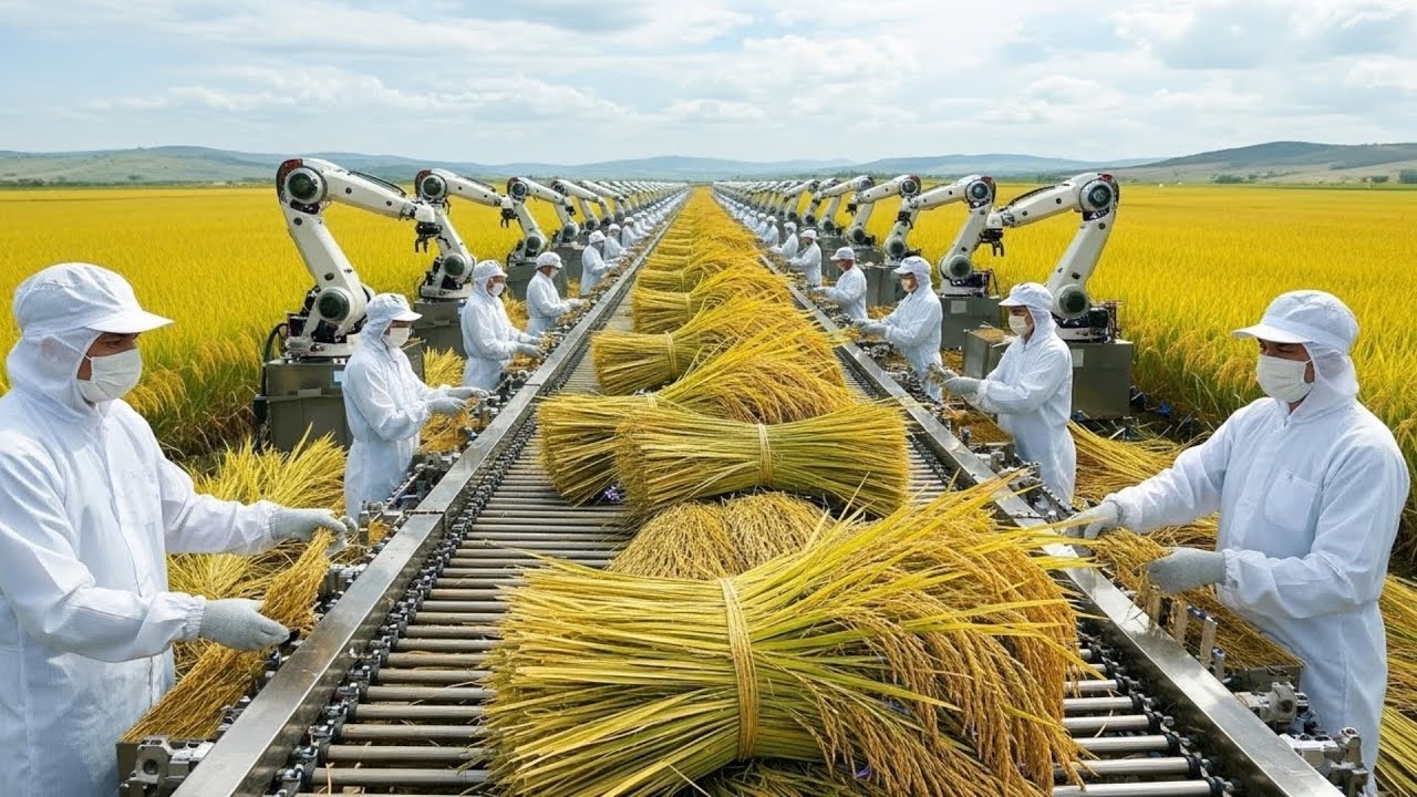 Inside the Largest US Factory: From Harvested Rice to Premium Flour (Full Process)