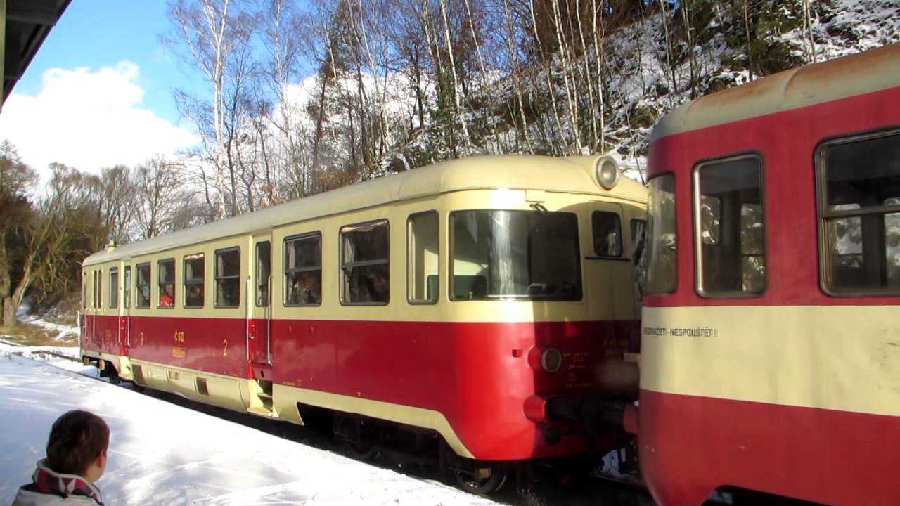 Slavonice - Mutišov Motorový vůz 820