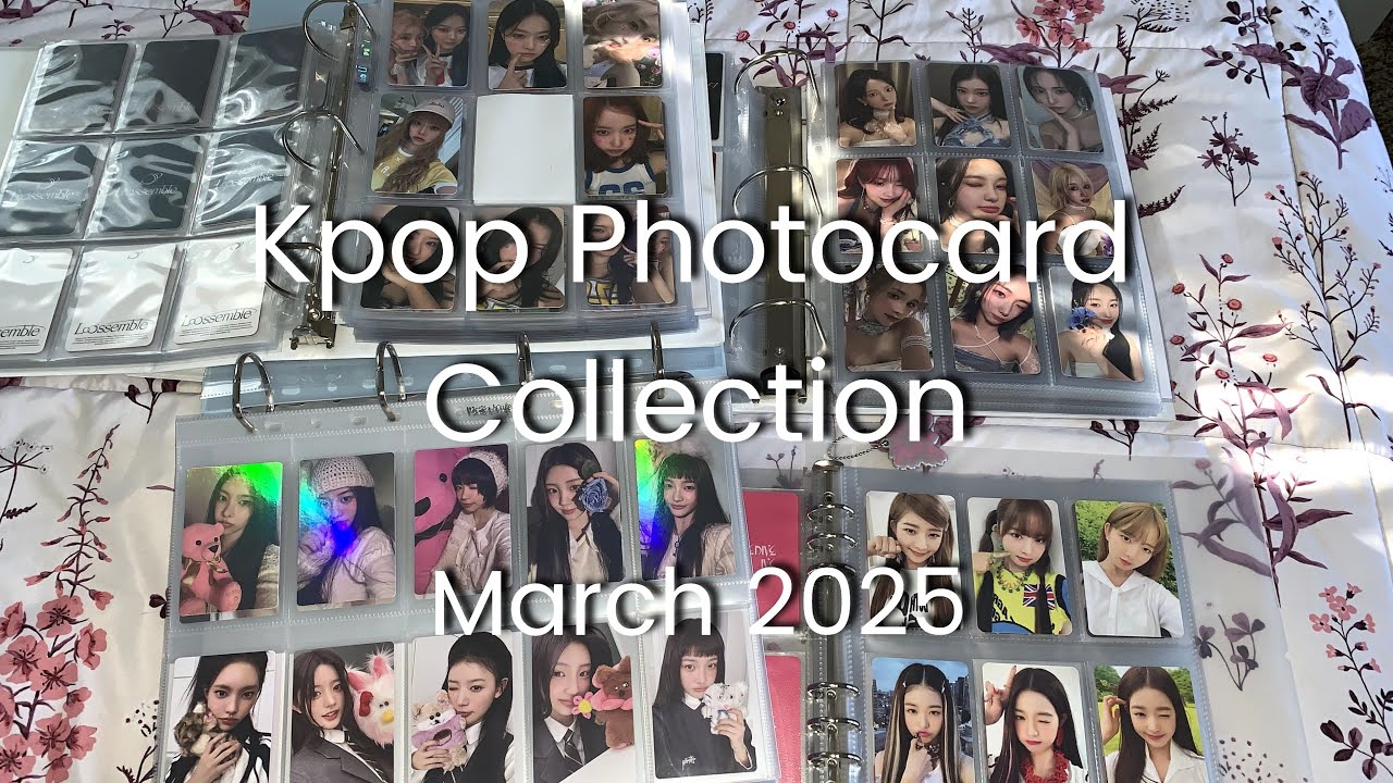 My Kpop Photocard Collection (Early 2025) | ILLIT, IVE, LE SSERAFIM, Loona, Kep1er, and more!