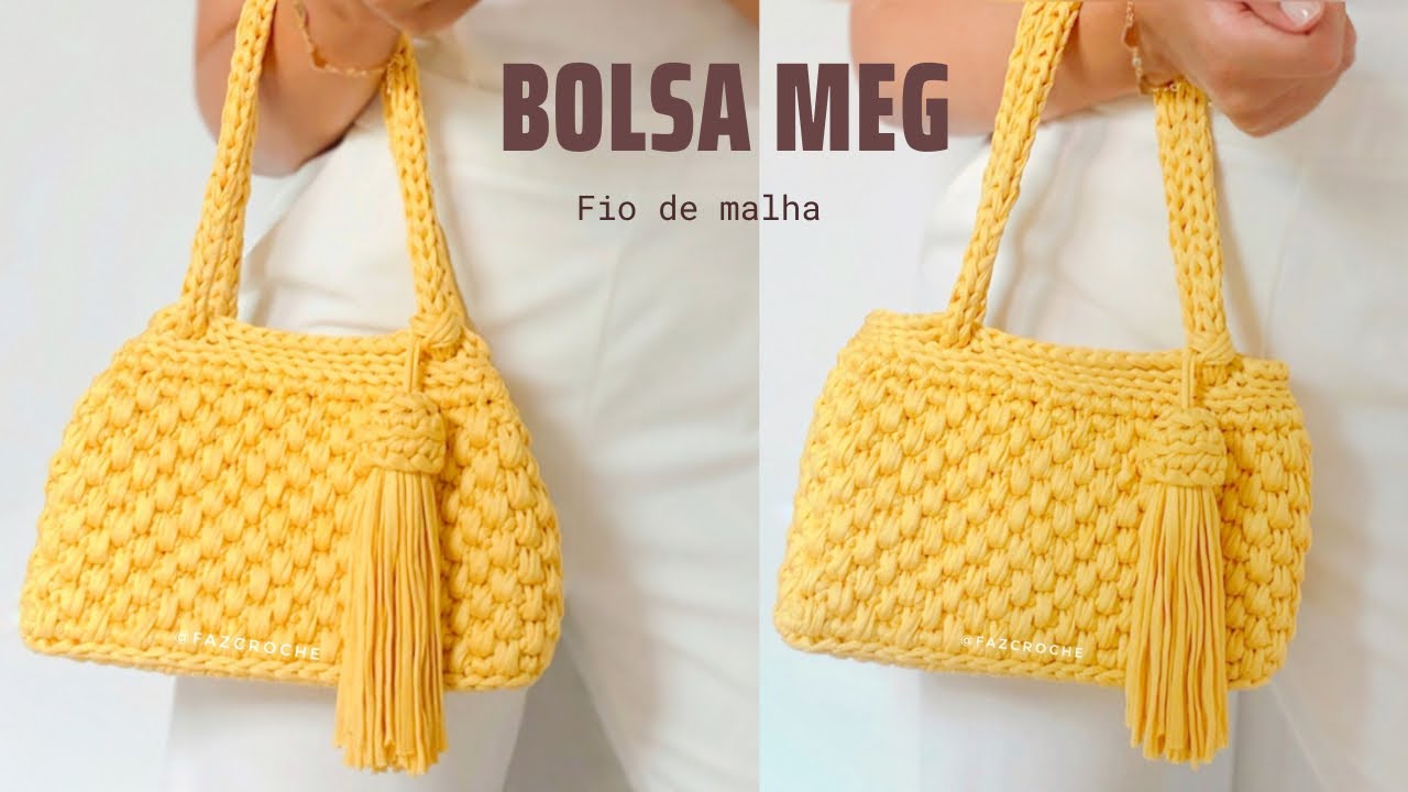 Bolsa Meg - Em fio de malha