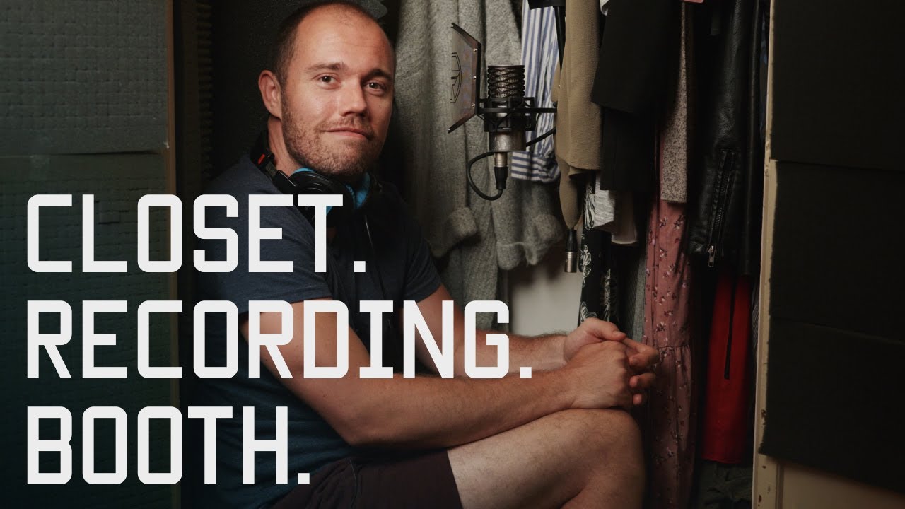 Turn Your Closet Into A Voiceover Recording Booth