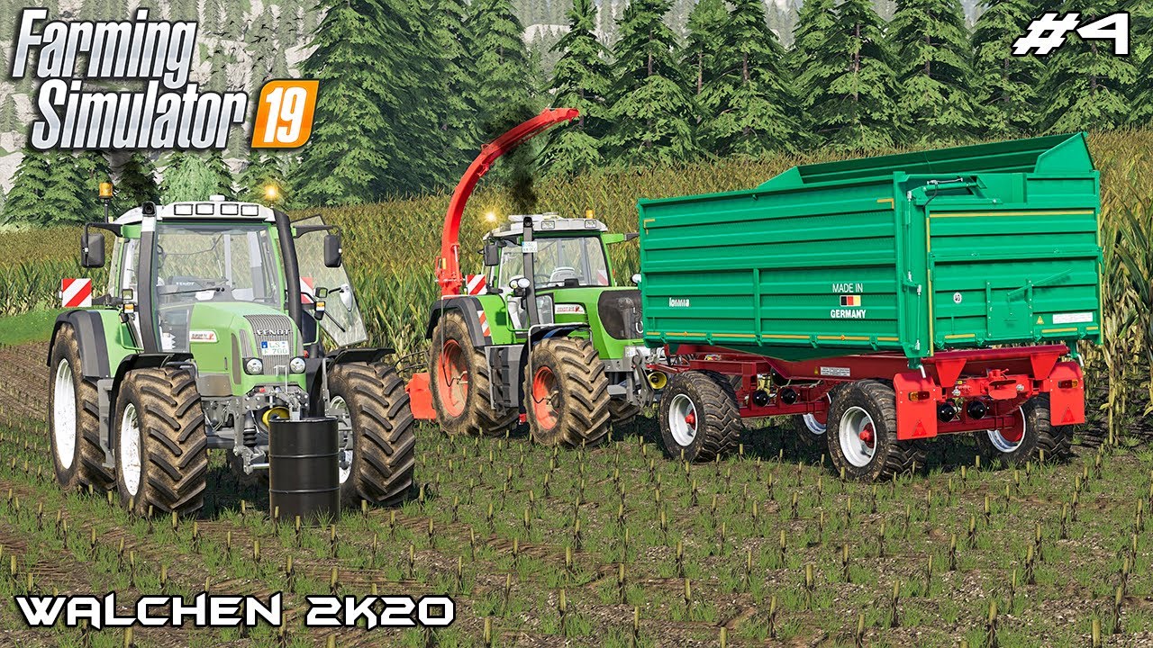 First silage harvest with Fendt 916 | Animals on Walchen | Farming Simulator 19 | Episode 4