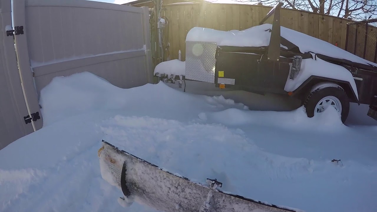 Cub Cadet XT1 Snow Plowing 2019   HD 1080p
