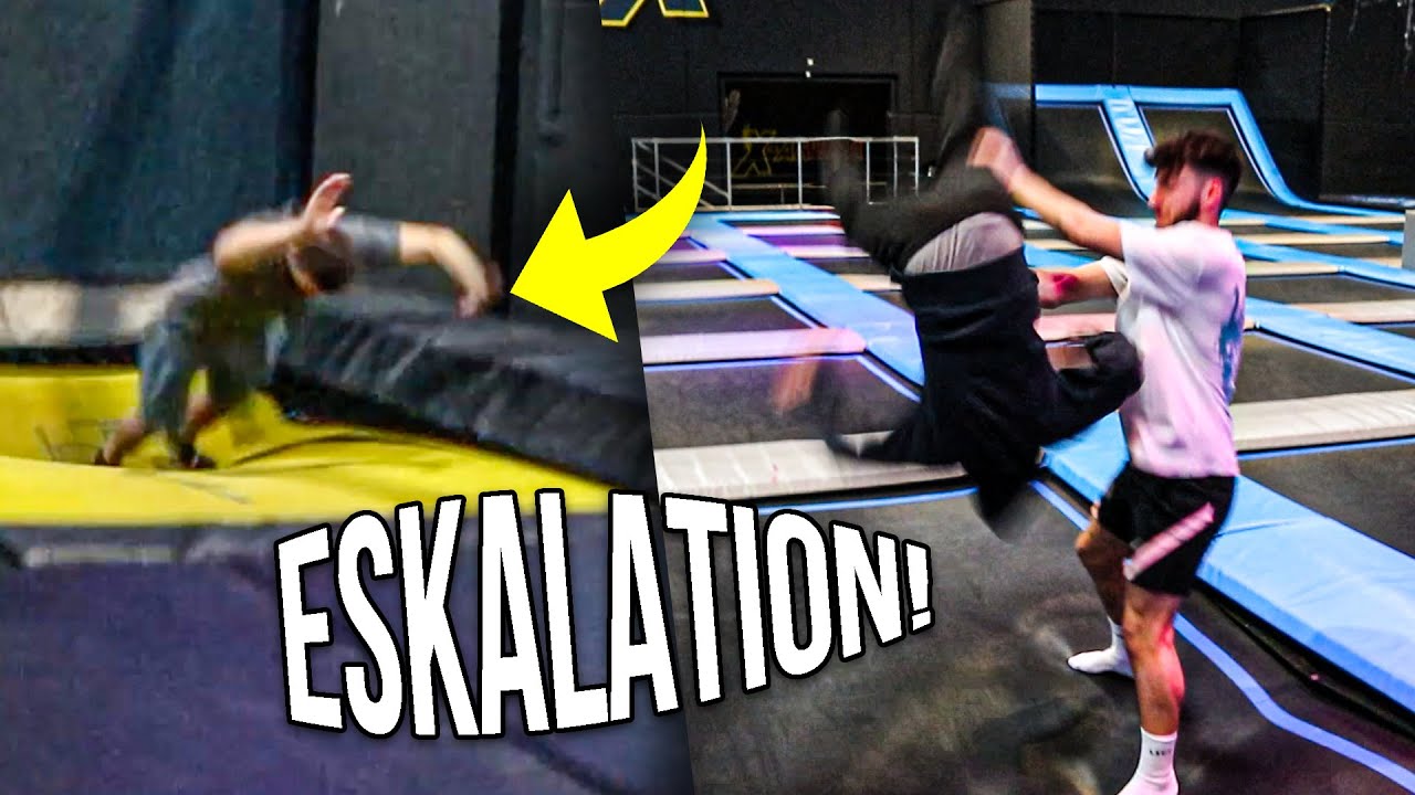 ALLES GEHT SCHIEF IN DER TRAMPOLINHALLE