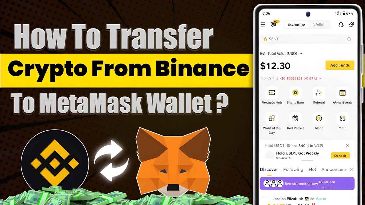 How To Transfer Crypto From Binance To MetaMask Wallet