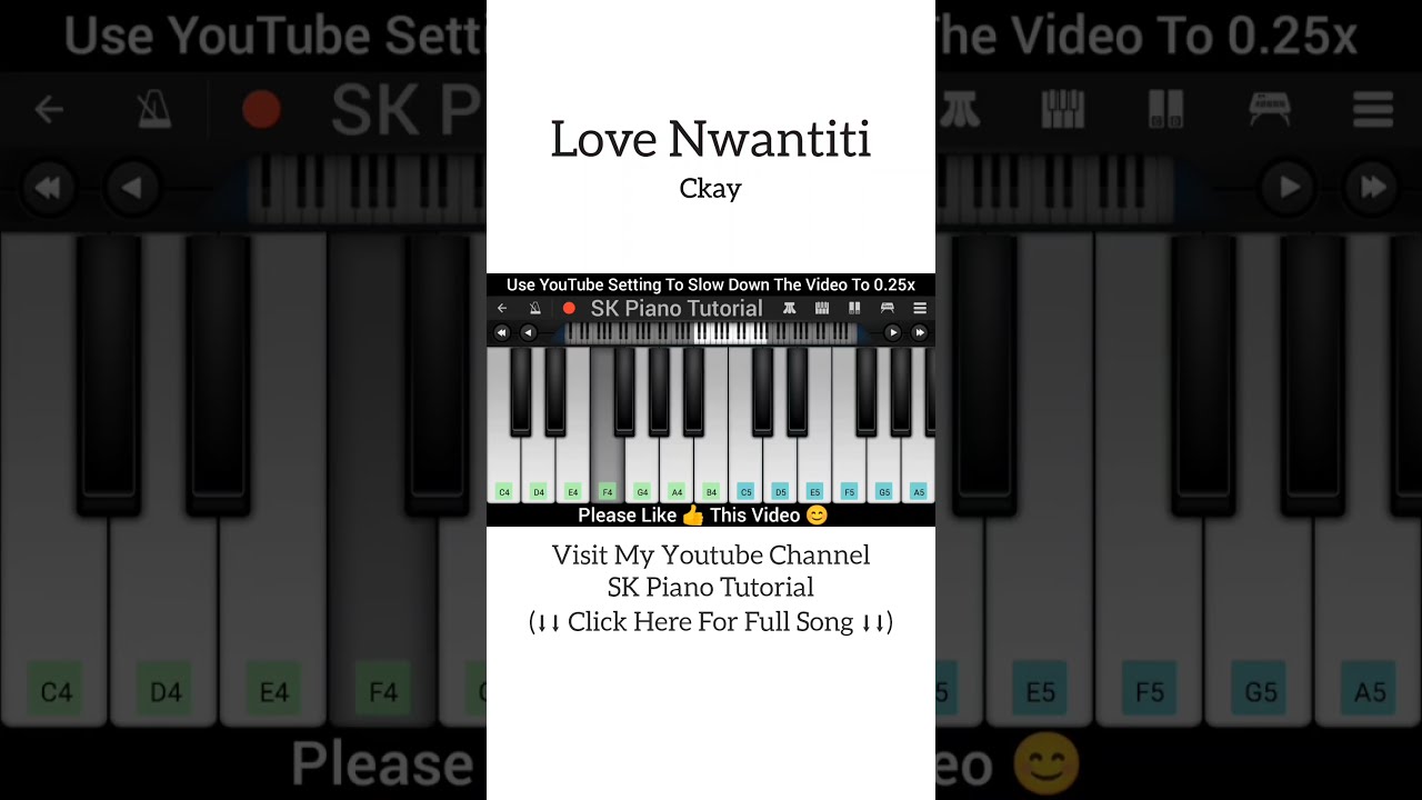 Love Nwantiti (Piano Tutorial) 