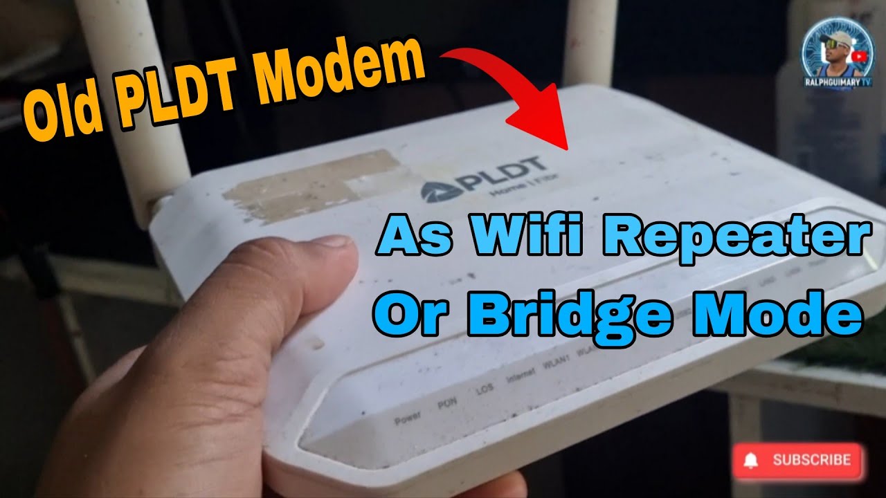 OLD PLDT modem as External router or Wifi Extender | Tagalog Tutorials 