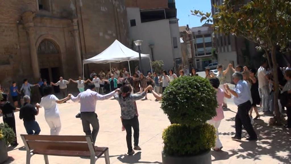 BALLADA DE SARDANES A LA PLAZA, FESTA MAYOR DE MAIG 2015, ALGUAIRE