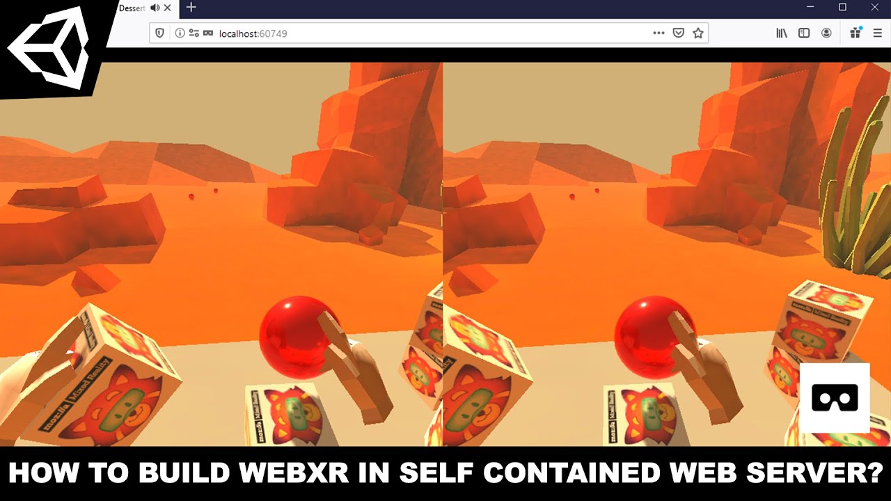Unity3d WebXR - How To Build WebXR Self Contained Web Server?