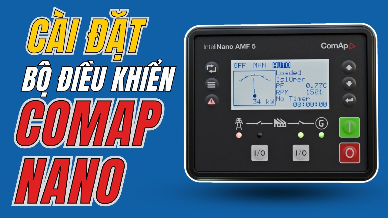 Đào tạo học viên về bộ điều khiển ComAp | Quang máy phát điện