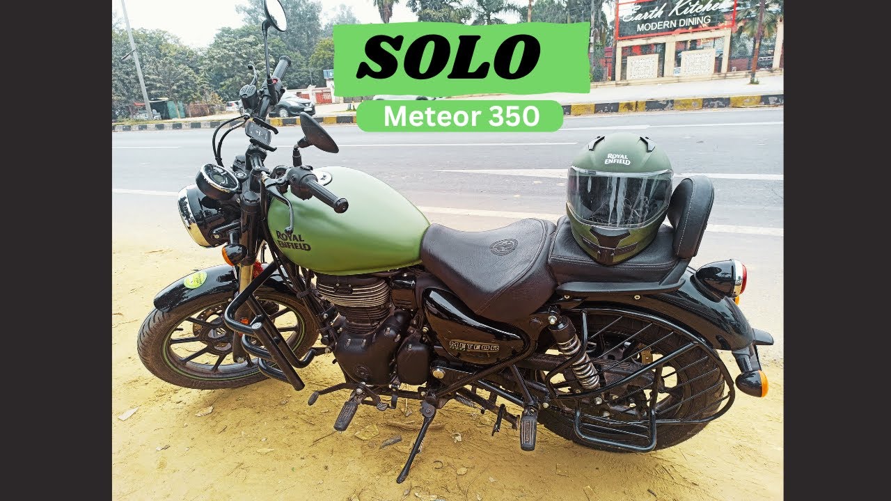 Solo Ride from Noida to Haldwani. Royal Enfield Meteor 350. Matte Green.