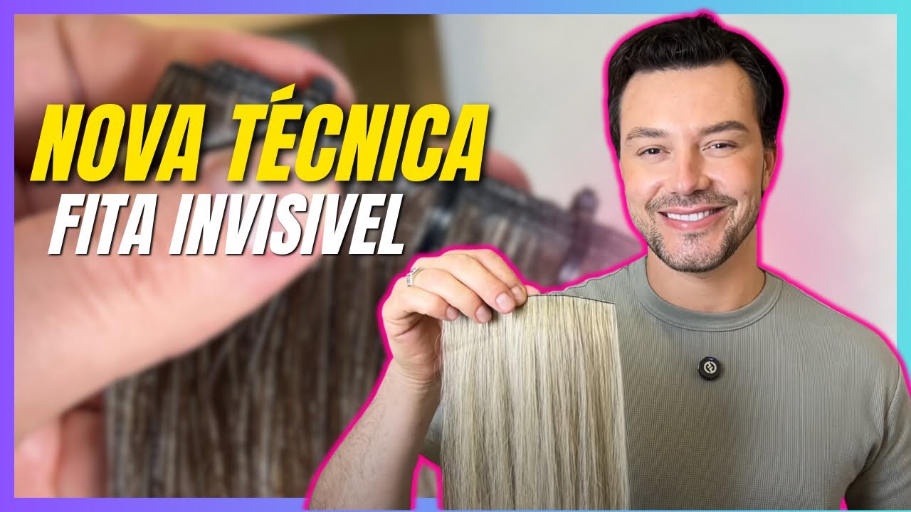 Como fazer fita adesiva invisível dupla profissional www.heliaspaes.com