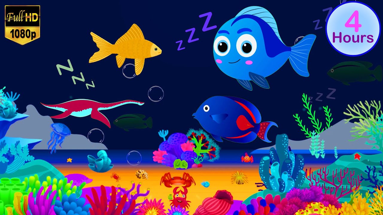 4 Hours Baby Sleep Music 🌙 Baby Fall Asleep Calmly in 4 Minutes 💤 Bedtime Relax 🎶 Mozart & Brahms