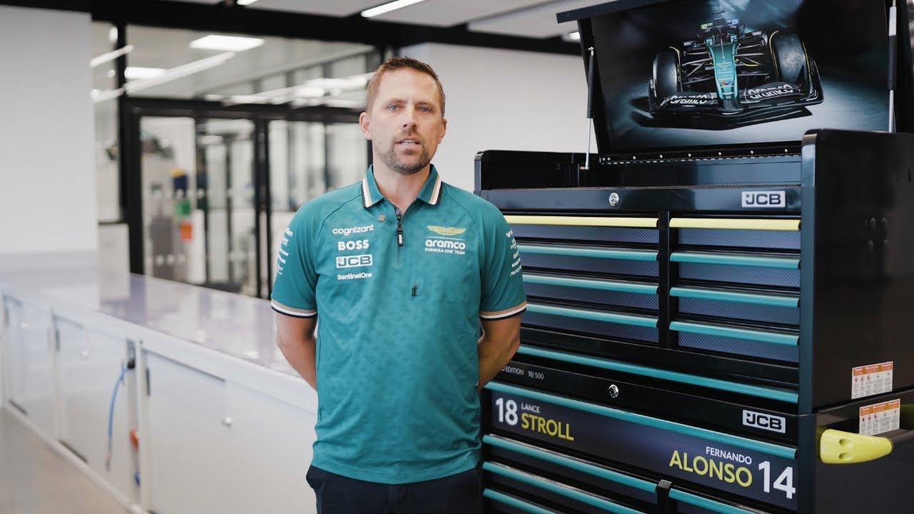The JCB Collaboration Aston Martin Aramco Formula One&reg; Toolchest Is Here | LIMITED EDITION