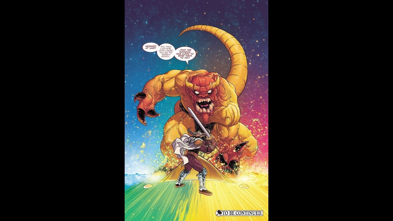 Mangog VS Odin, Thor, Heimdall, The Destroyer, Asgard