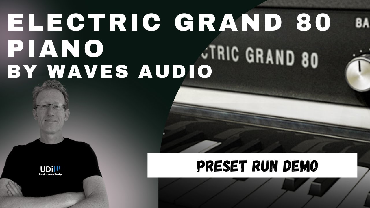 Waves Electric Grand 80 Piano - Demo (no talking) - Get that classic sound and more #udiaudio