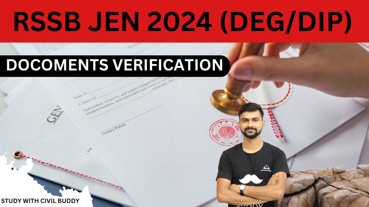 RSSB JEN 2024 (DEGREE/DIPLOMA) DOCOMENTS VERIFICATION IMPORTANT UPDATE