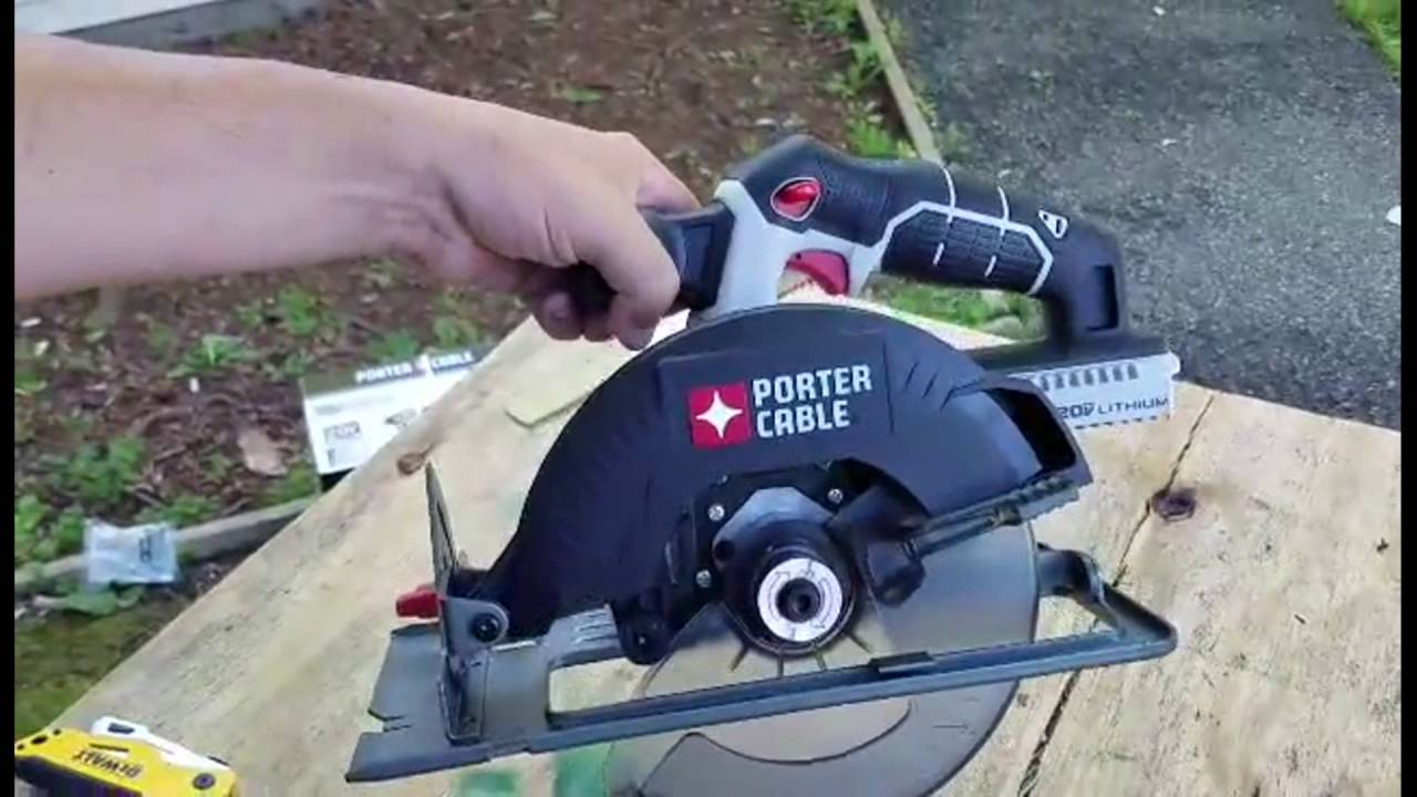 Porter-Cable 20v 6 1/2 inch Cordless Circular Saw Review (PCC660B)