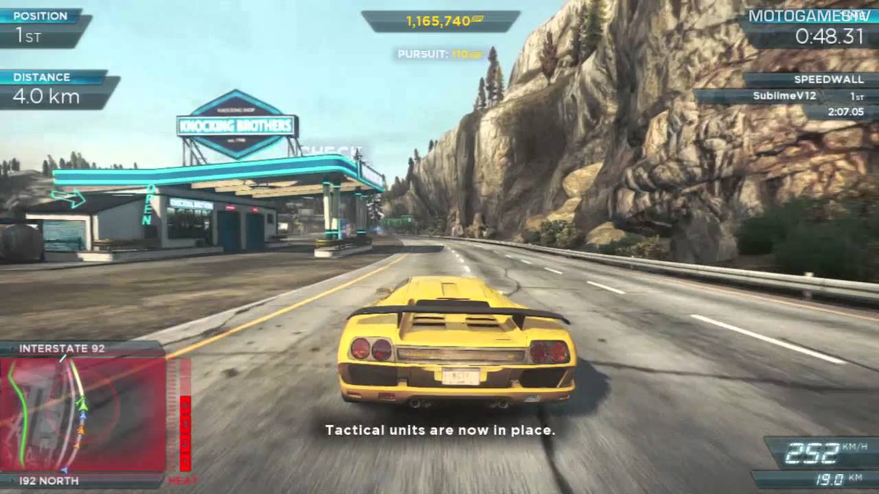 Need for Speed Most Wanted 2012 - Lamborghini Diablo SV Gameplay