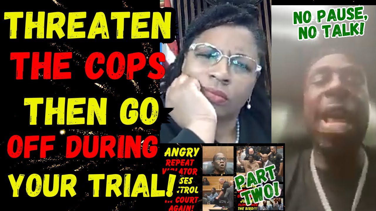 Threaten The Cops THEN Go OFF on the Court During YOUR Trial!  Mr Buckner is BACK & More Righteous!