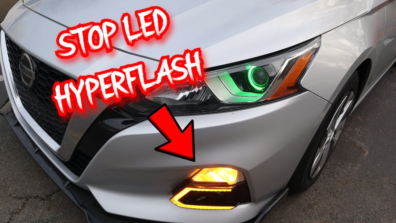LOAD RESISTOR INSTALL TO STOP HYPER FLASH LED SIGNAL ON 2019 NISSAN ALTIMA!!!
