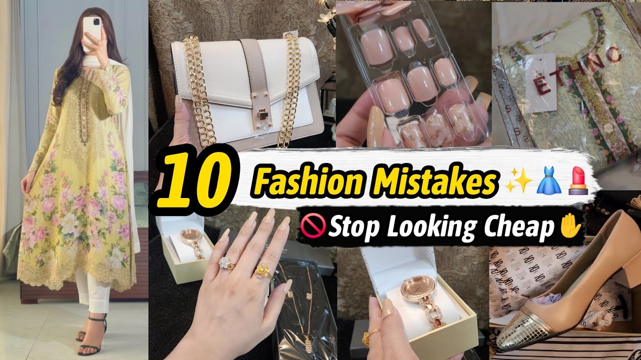 10 Fashion Mistakes to Avoid ✨️ Look Rich & Expensive (Stop Looking Cheap!) | How to dress better