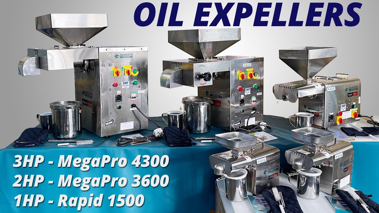 Mega Pro Oil Extraction machines | All domestic and commercial models | Gangotri AgriPro