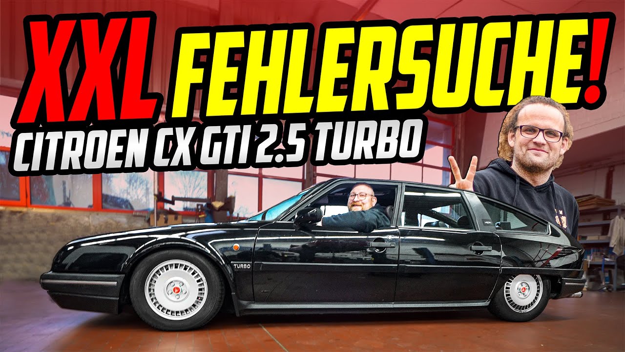 Kann Patrick auch FRANZÖSISCH? - Citroen CX GTI 2.5 TURBO! - Wir gehen an die TECHNIK!