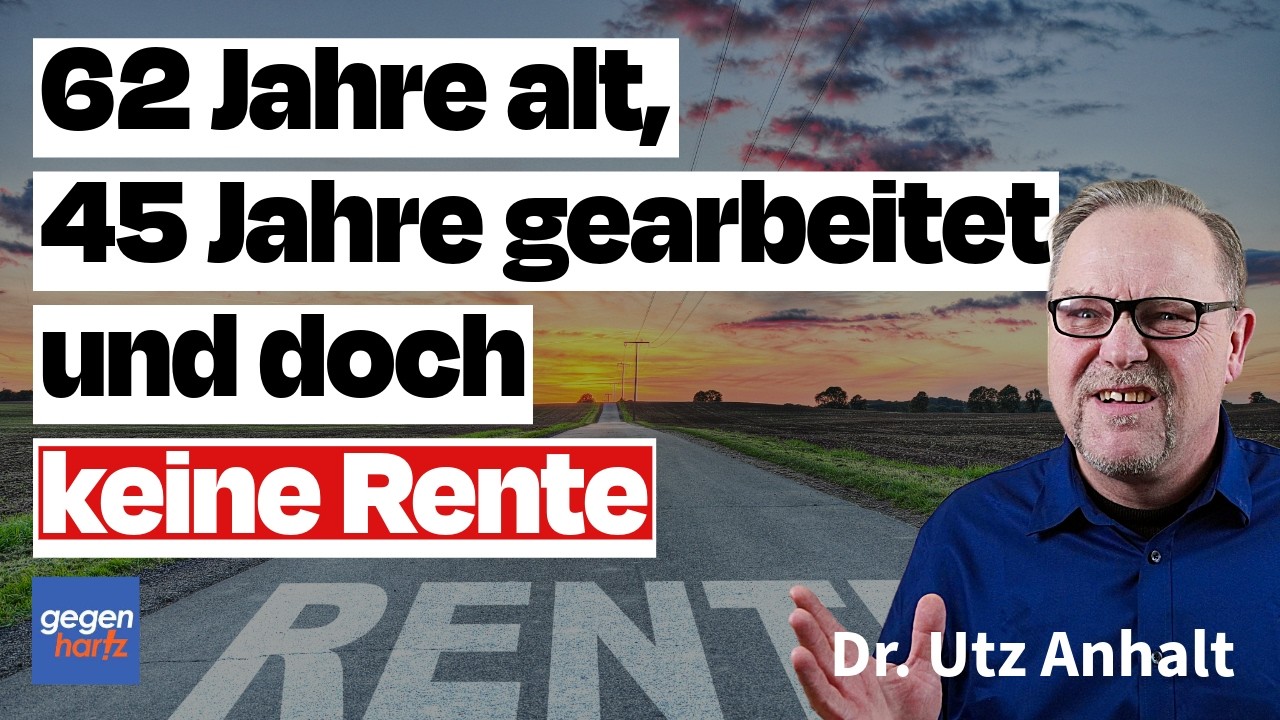 Rente: 62 Jahre alt, 45 Jahre gearbeitet und dann doch keine Rente