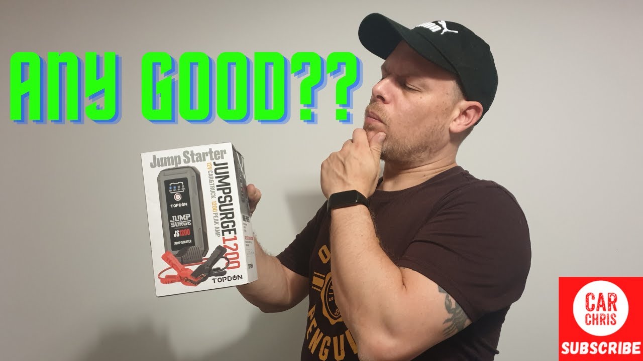 TOPDON JS1200 JUMP STARTER REVIEW AND TEST(is it any good ???)