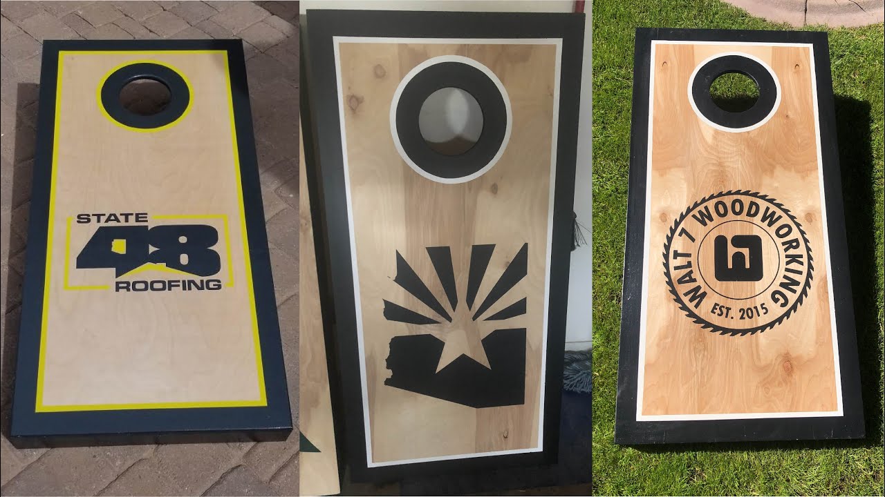 How to Paint Cornhole Boards!