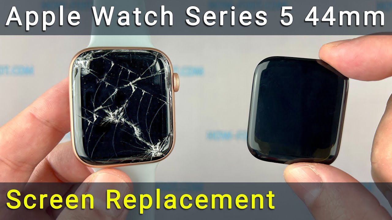 Jak wymienić pęknięty ekran w Apple Watch Series 5 44 mm