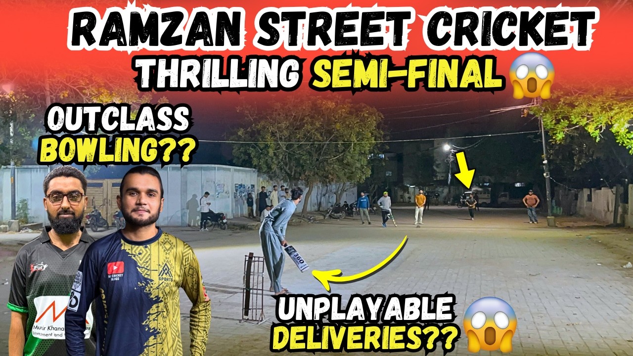 Will Taha & Umar win the Semi-Final with their bowling? I Ramzan Street Cricket 🔥😲