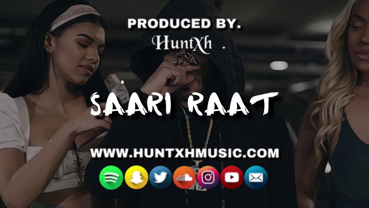 Frenzo Harami - Saari Raat [OFFICIAL INSTRUMENTAL] (Prod By. Huntxh)
